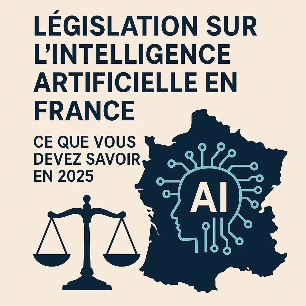 Affiche de la législation sur L'IA en France