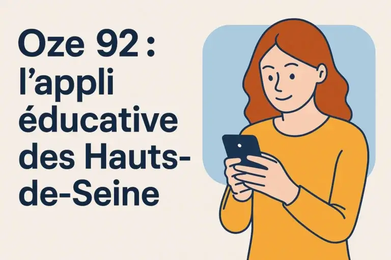 Oze 92 l'appli &ducative des Hauts-de-Seine