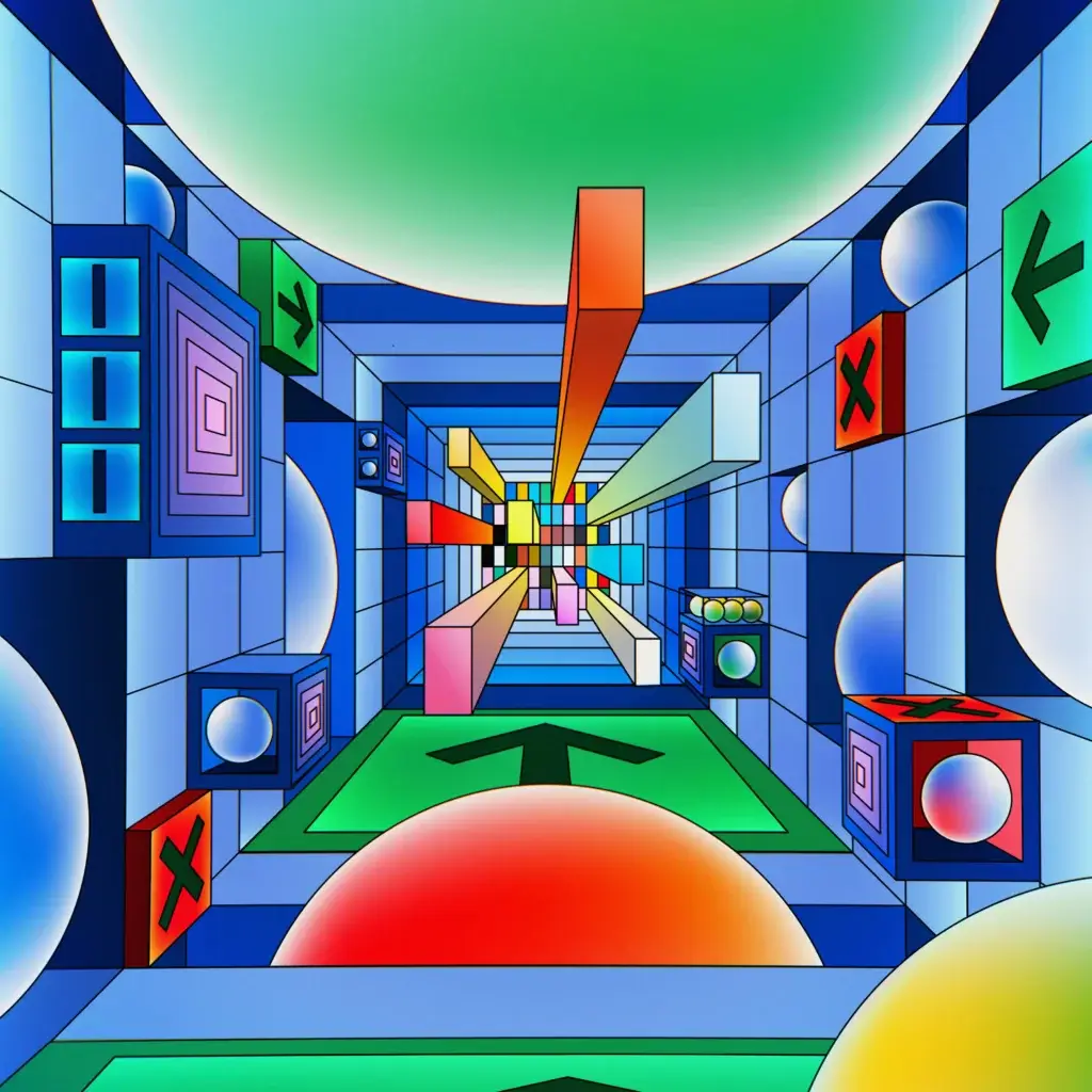 mot-ia-image-abstraite image abstraite type tableau moderne illustre mot ia