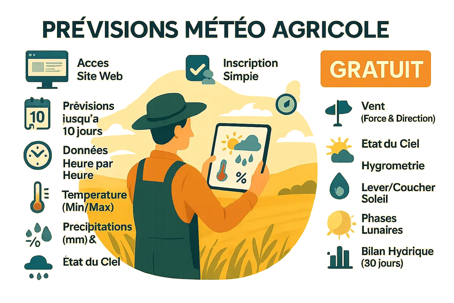 Illustration <strong>météo agricole</strong>