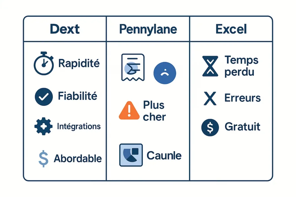 Dext comparatif avec Pennylane