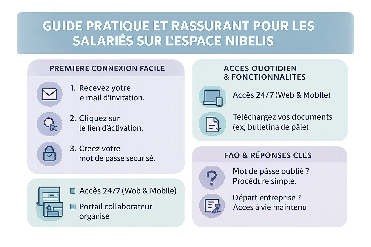 Guide d'accès au coffre-fort Nibelis pour les salariés