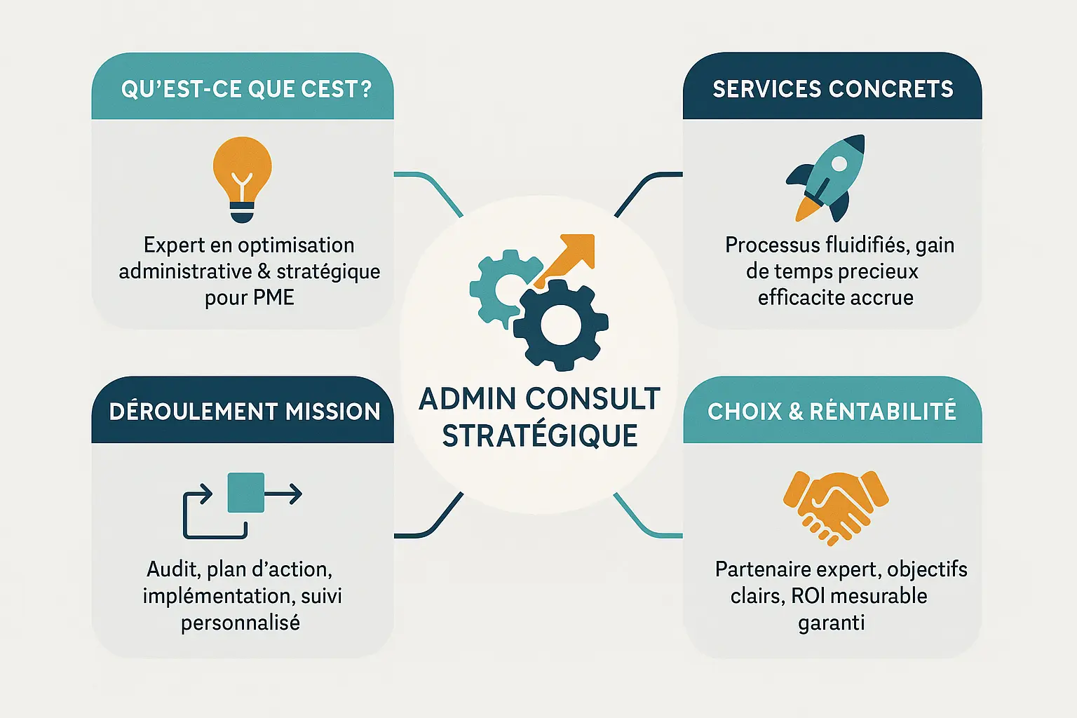 Infographie <strong>Admin Consult Stratégique</strong>