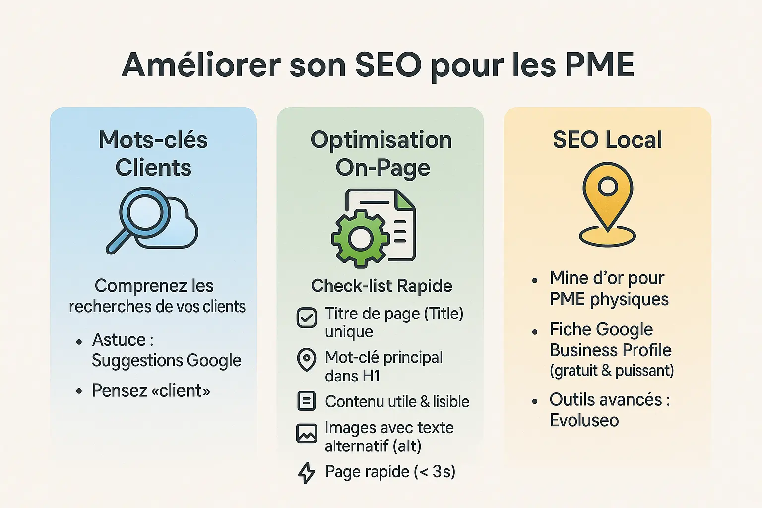 Illustration SEO pour PME
