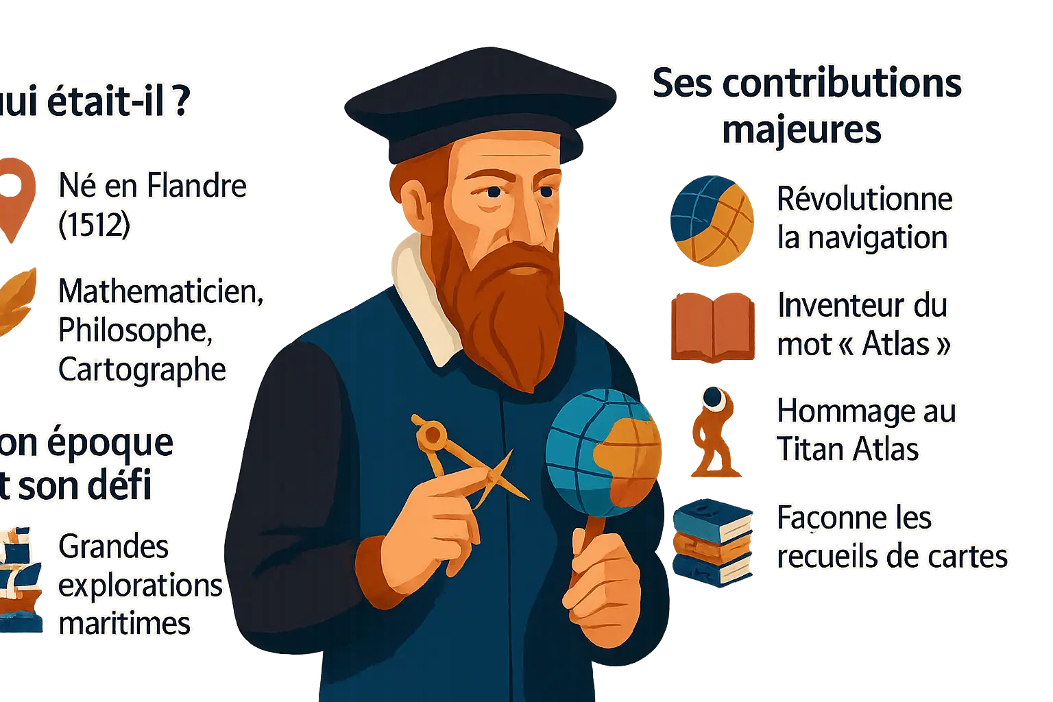 Portrait de Gerardus Mercator