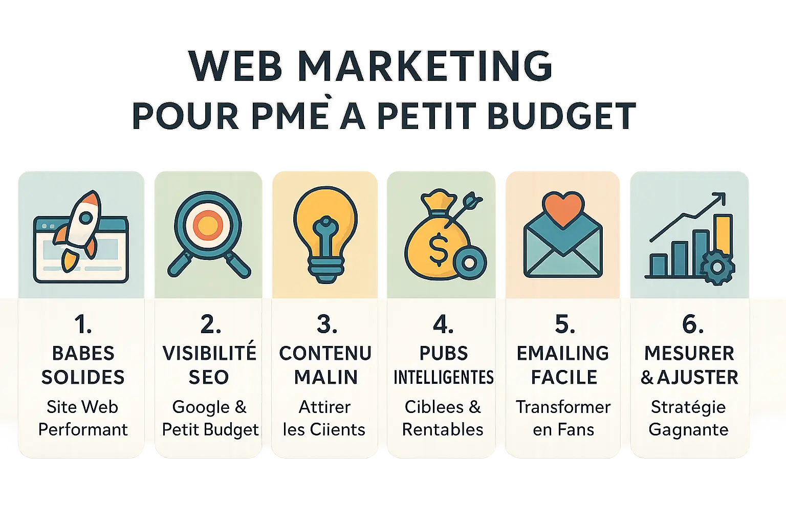 Illustration du marketing web pour PME