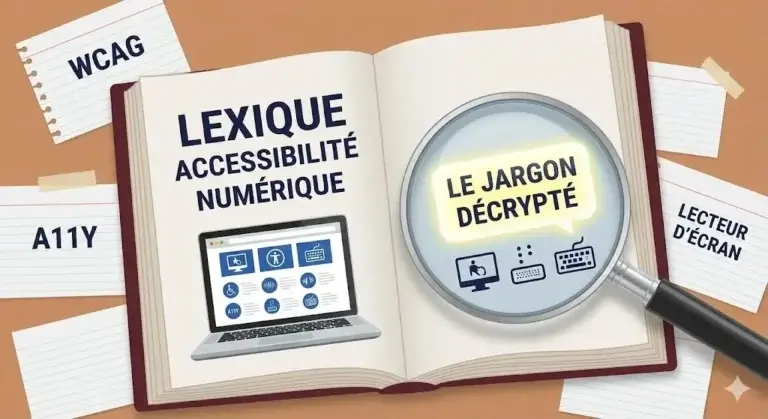 Lexique accessibilité numérique : le jargon décrypté