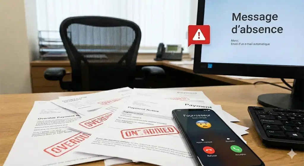 personne ne répond aux fournisseur, entreprise ferméee ou en difficulté, attention liquidation judiciaire