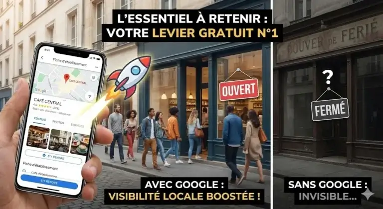 comment bien apparaître google professionnel