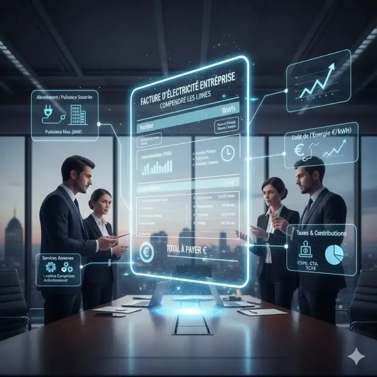 comprendre la facture d'electricite d'une pme
