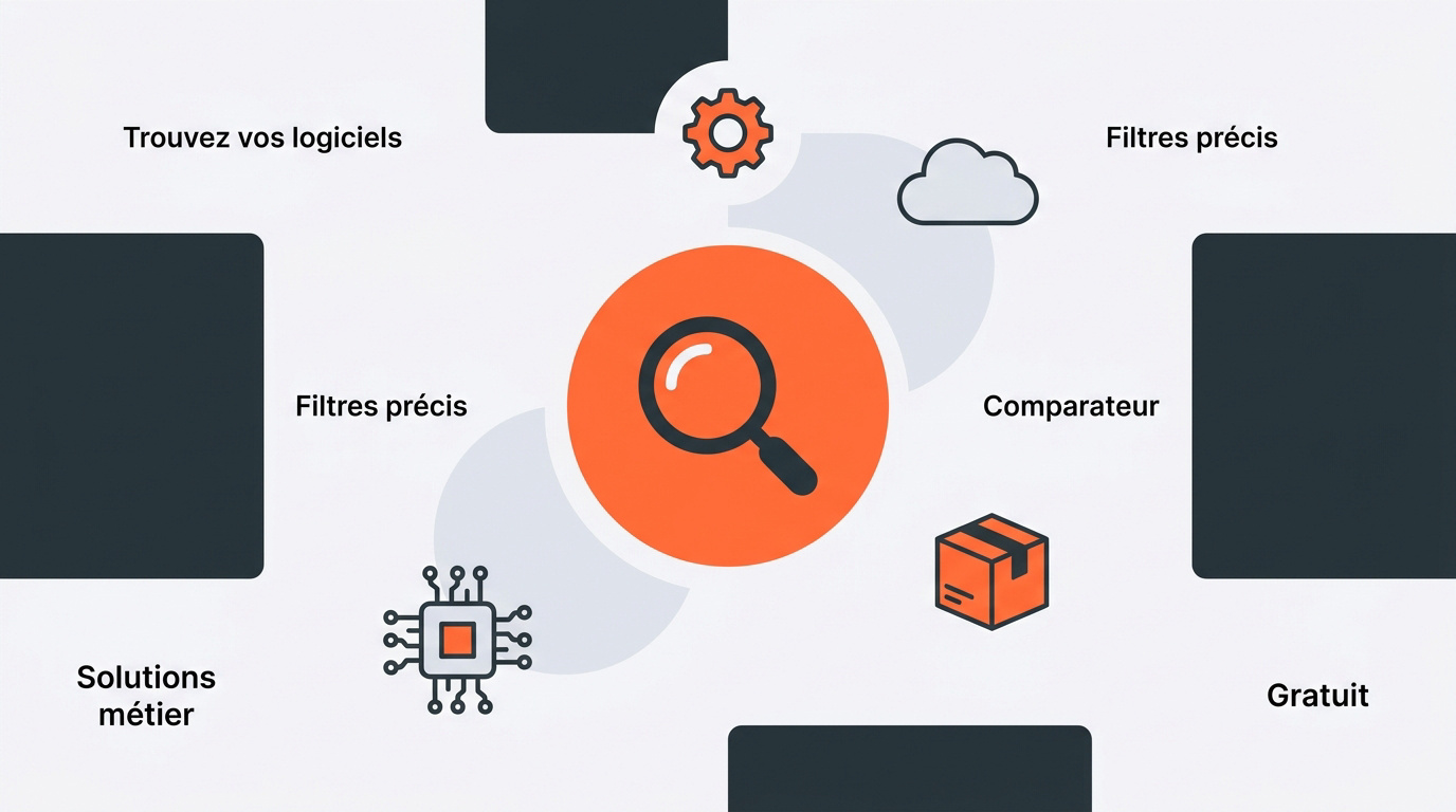 Interface de recherche de solutions logicielles sur Foxeet