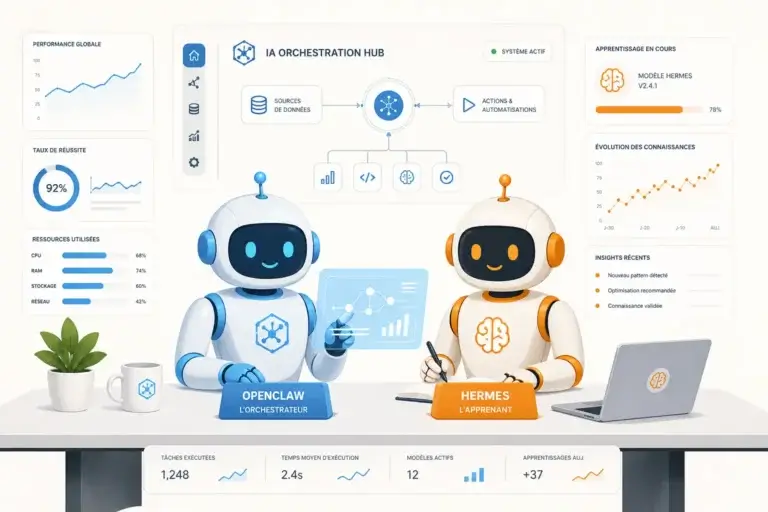 OpenClaw ou Hermes débutant : lequel choisir en 2026