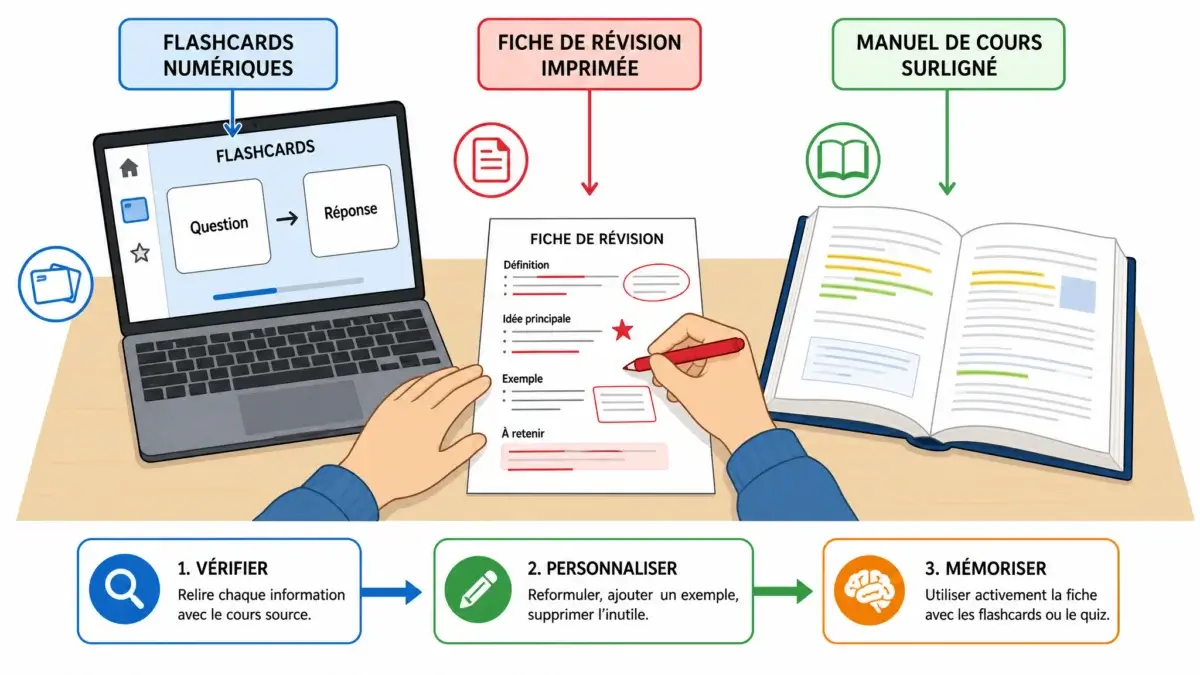 Bien utiliser une fiche générée par IA sans se planter le jour J — edufiche