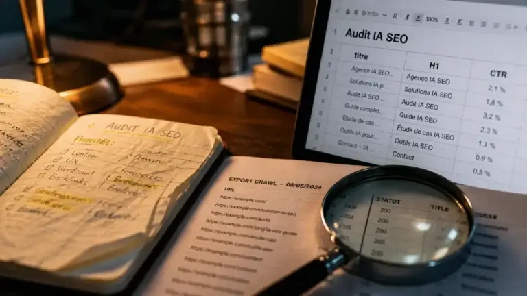 Audit IA SEO : analyse des priorités