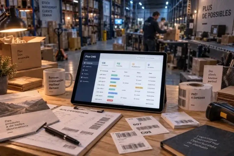 Meilleurs outils CMS entreprises logistique : synchroniser flux