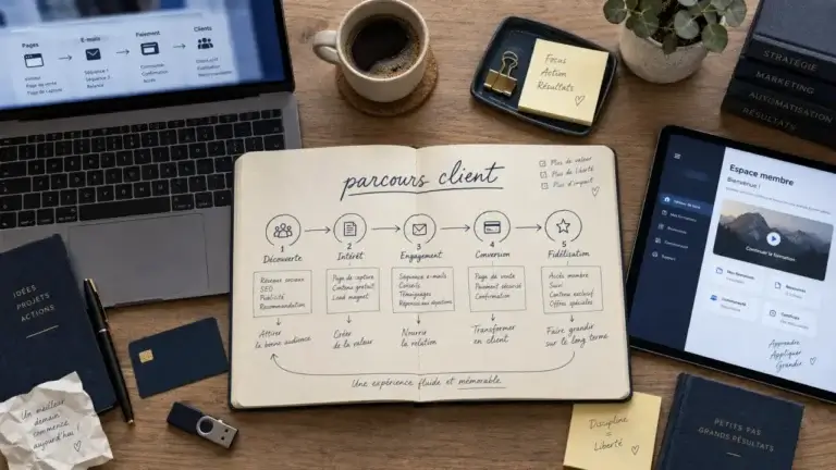 Systeme io saas tout-en-un pour vendre, automatiser et revendre sous marque