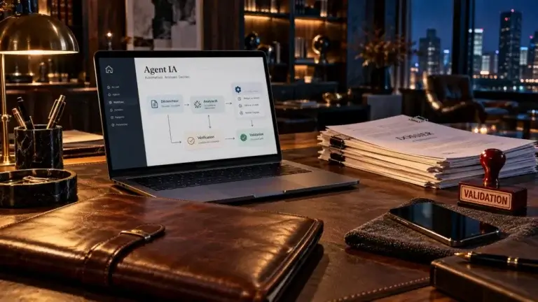 Agent IA pour entreprise : workflow d’automatisation sans accès total