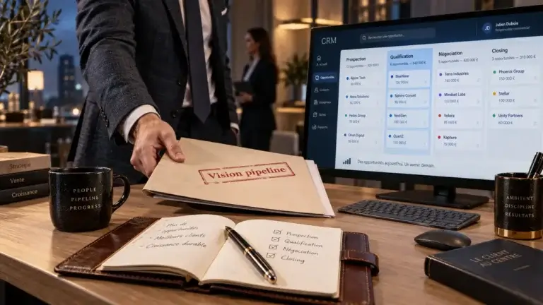 Avantages centralisation processus vente : vision pipeline CRM et commerciaux