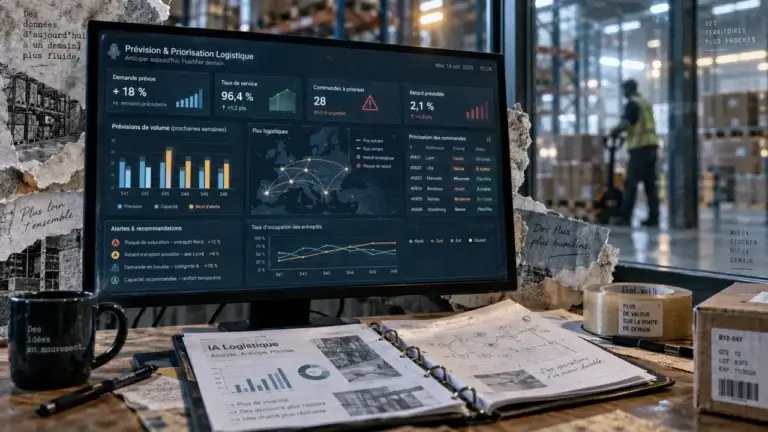 IA logistique en entrepôt : prévision et alertes pour réduire les ruptures